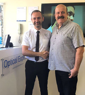 Willie Thorne at Optical Express