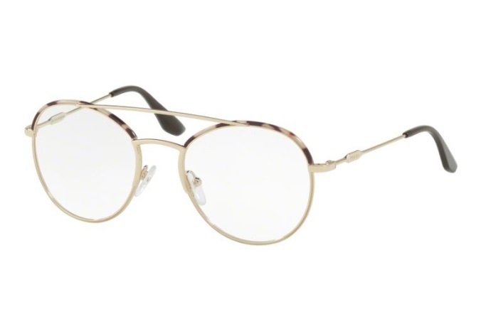 prada wire frame glasses