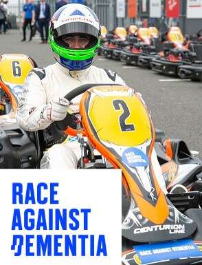Gokart Race Against Dementia logo