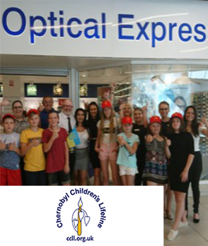 Optical Express with Chernobyl Children's Lifeline