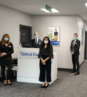 Optical Express staff at Maidstone clinic